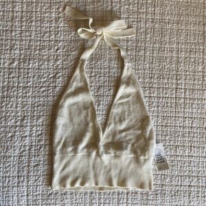 Hollister Halter Crochet Lounge Bra Top